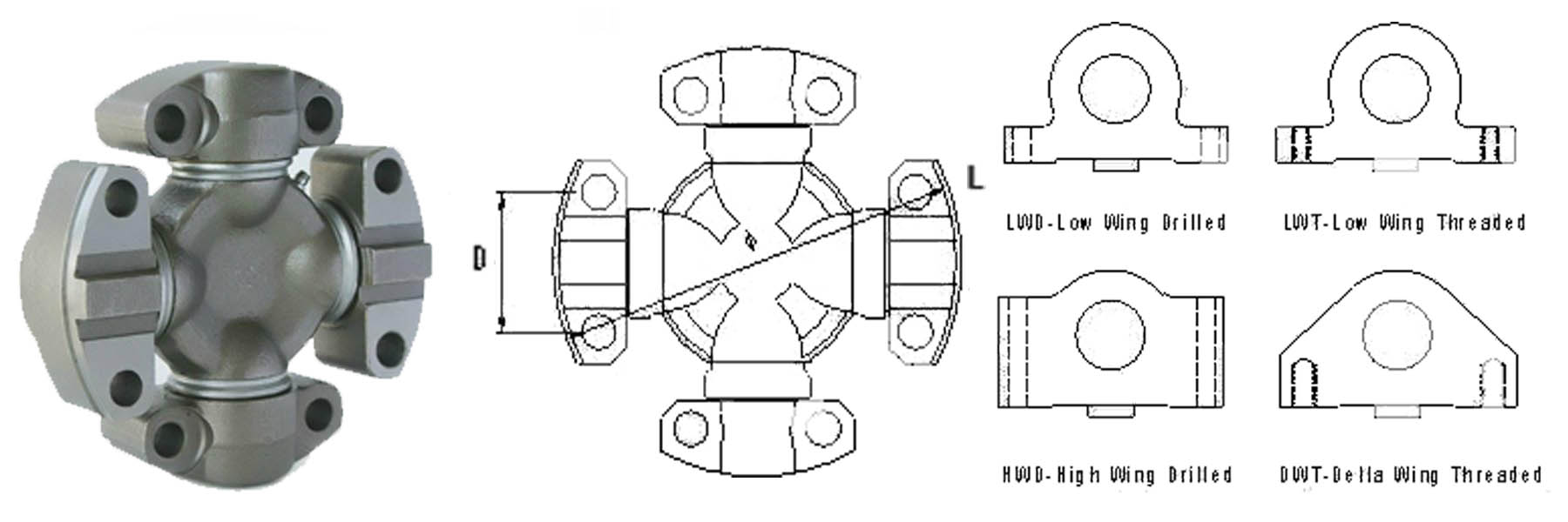 cross type universal joint